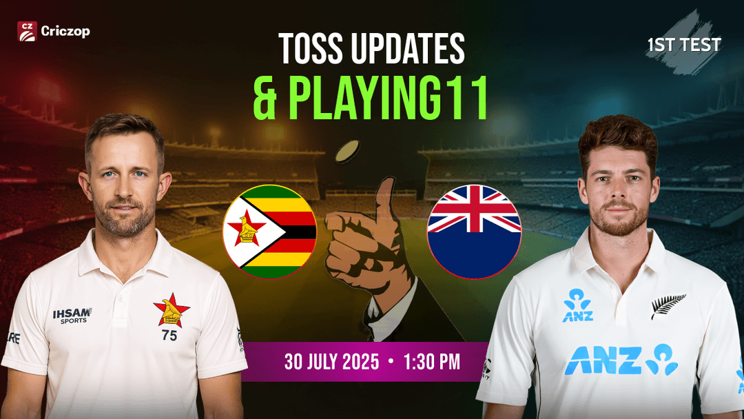Zimbabwe vs New Zealand Toss Report 